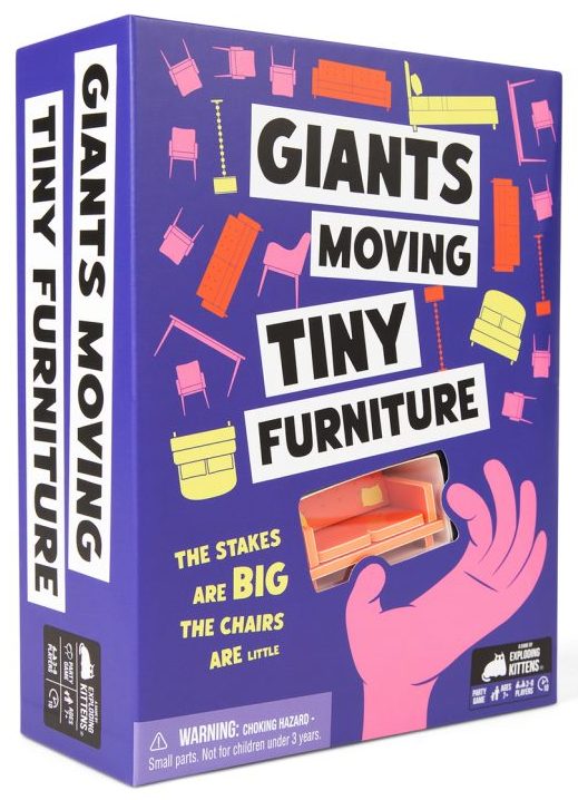 Giants Moving Tiny Furniture