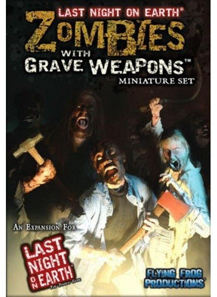 Last Night on Earth. Zombies with Grave Weapons Miniature Set