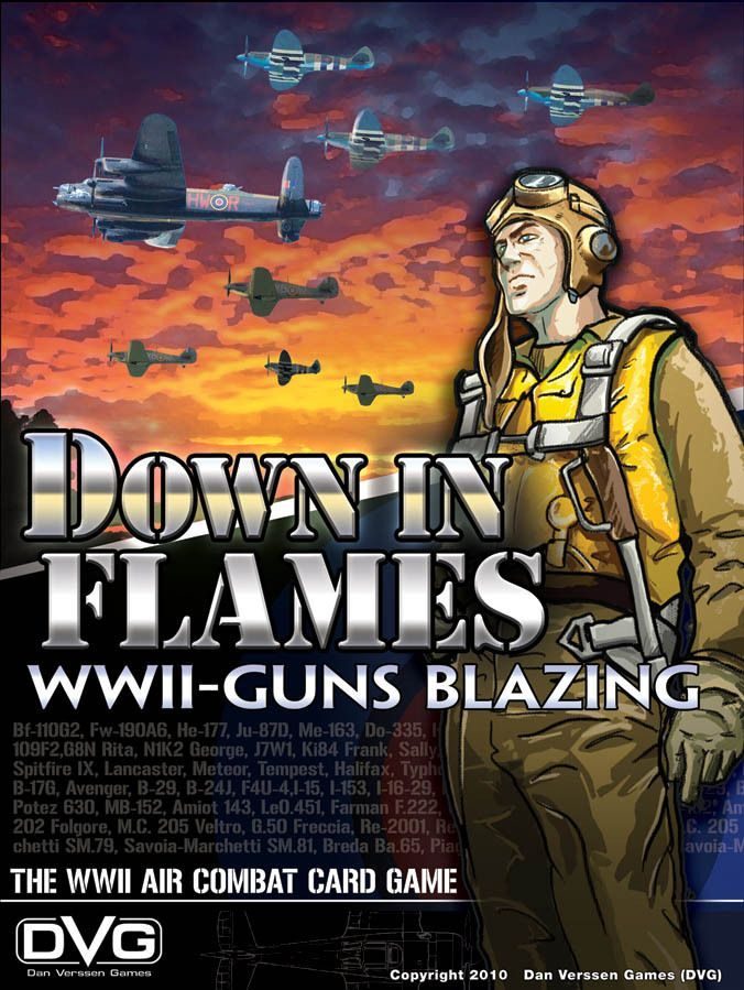 Down in Flames WWII Guns Blazing